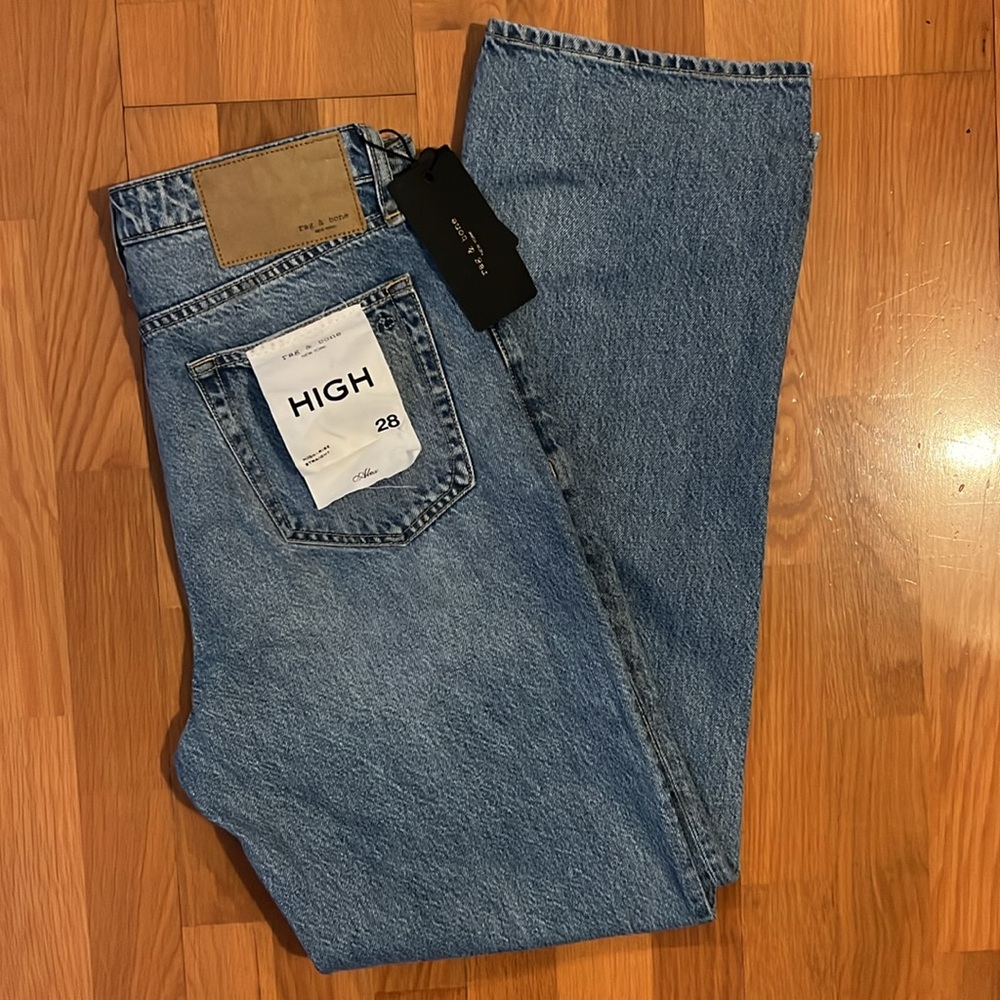 Rag and Bone high rise denim